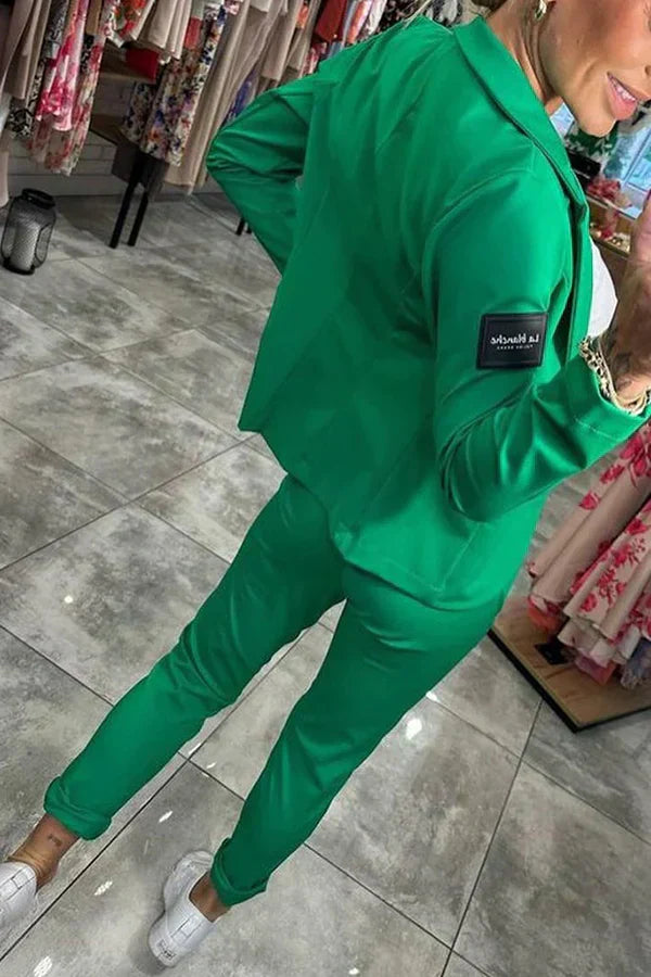 Valorine™ | Måttsytt Set med Mjuk Blazer och Lätta Joggingbyxor