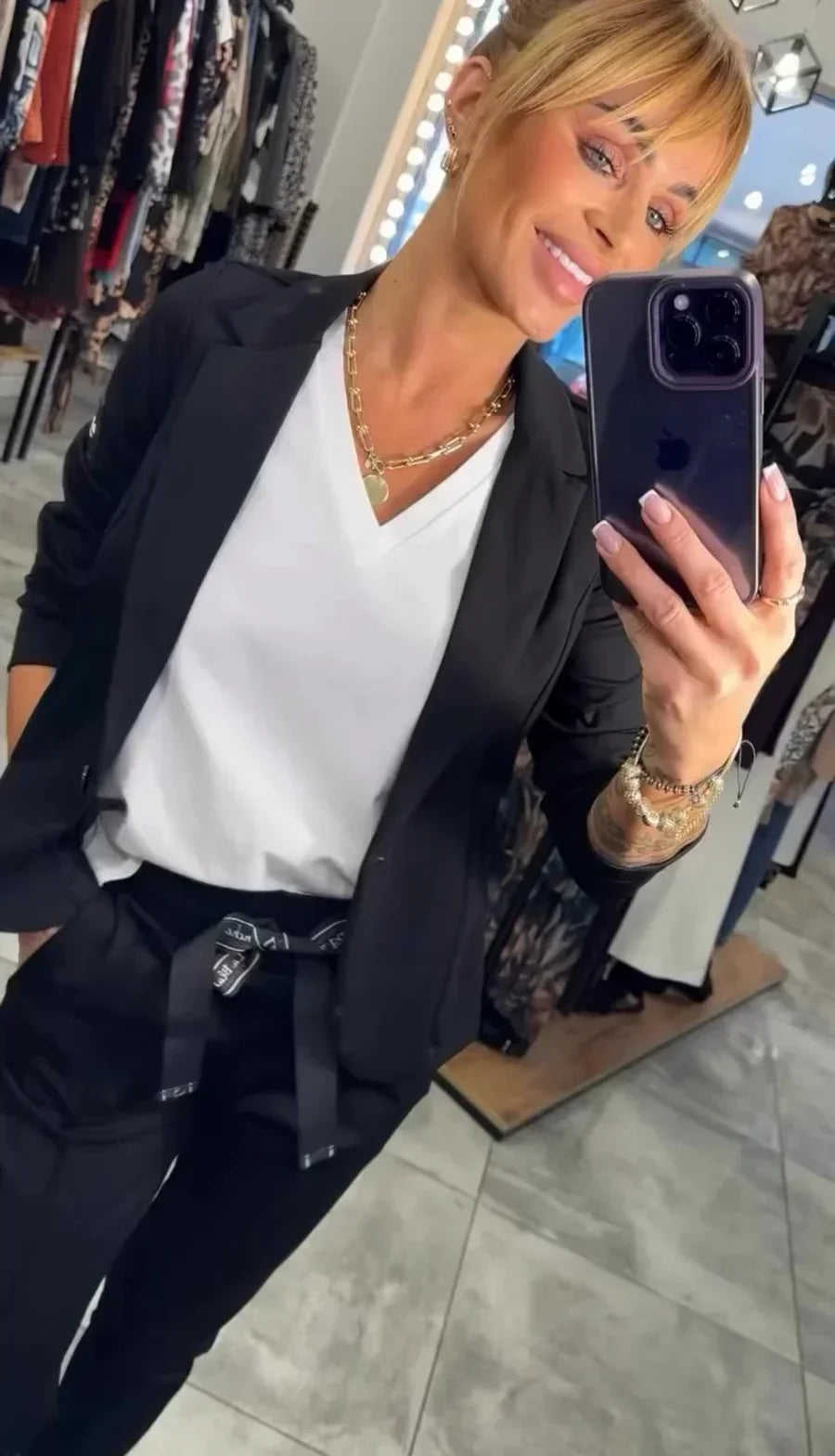 Valorine™ | Måttsytt Set med Mjuk Blazer och Lätta Joggingbyxor