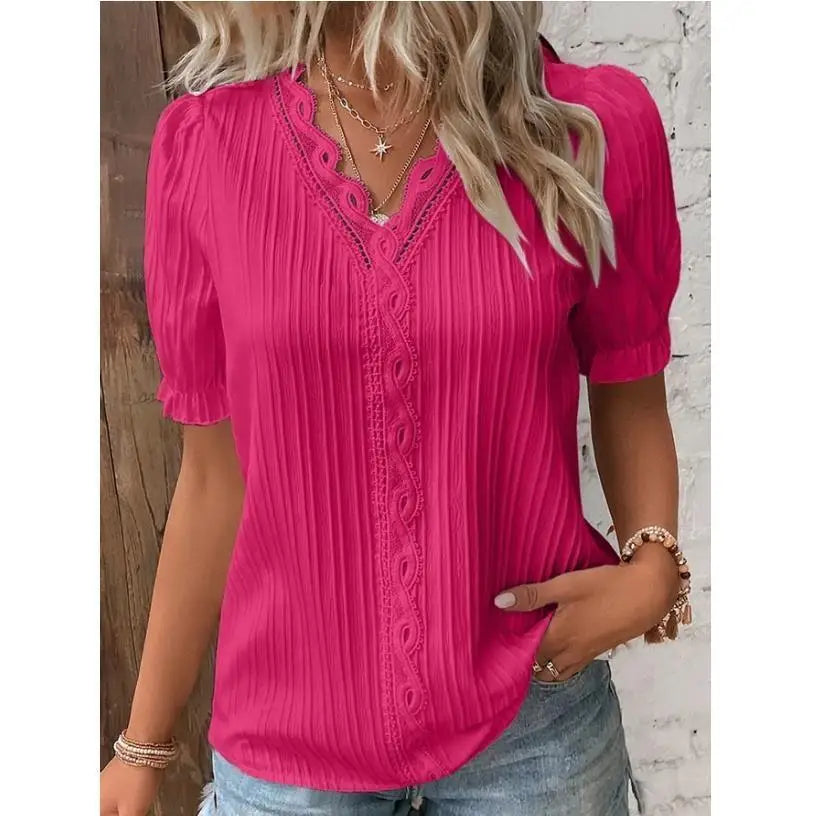 Valorine™ |  – Feminin topp med spetsdetaljer