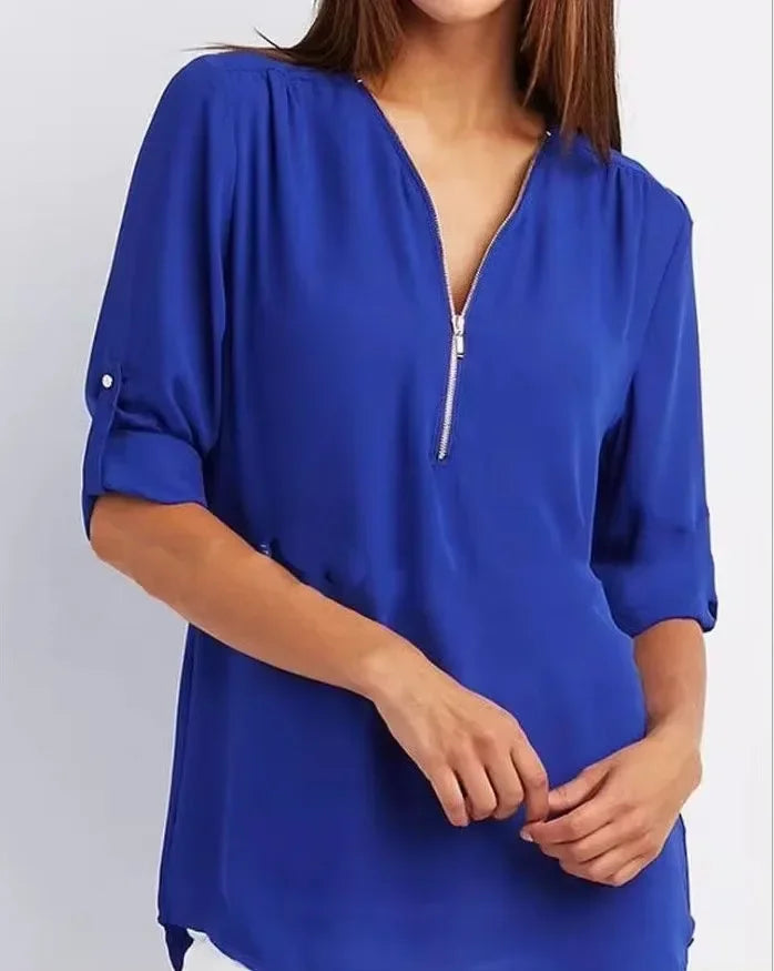 Valorine™ | Ronja – Elegant topp med dragkedja