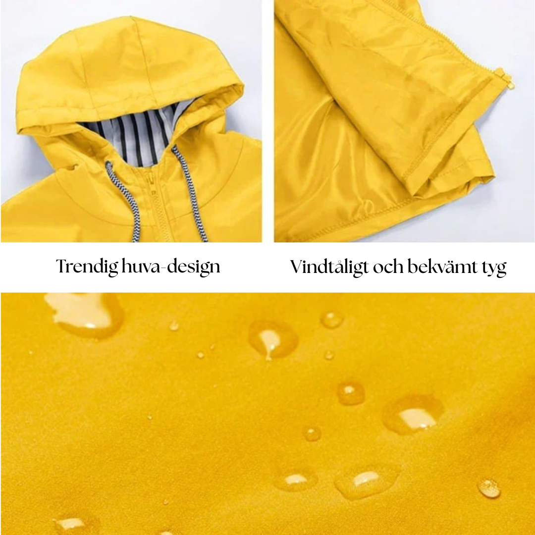 Valorine™ | Vattentät Jacka - Elegant Design & Ultralätt Komfort för Alla Väder