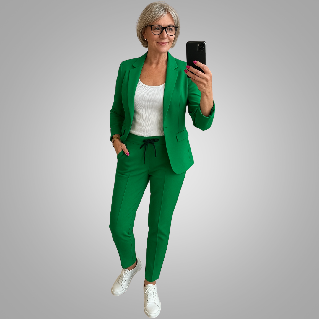 Valorine™ | Måttsytt Set med Mjuk Blazer och Lätta Joggingbyxor