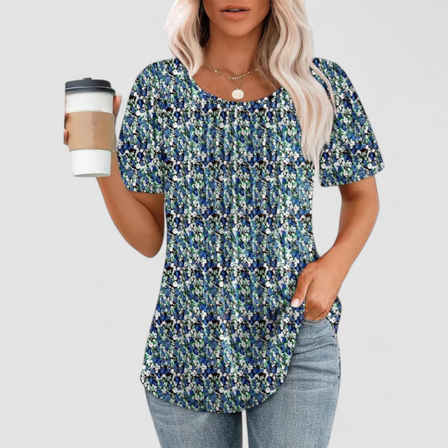 Valorine™ | Linna – Långärmad blus i mjuk viskos