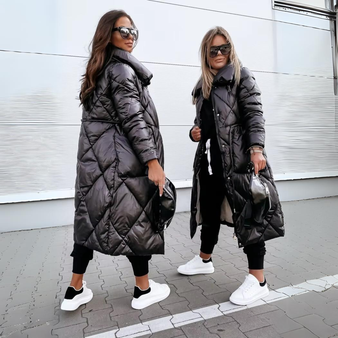 Valorine™ |  lång quiltad bomullsjacka