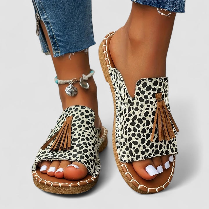 Valorine™ | Leena - Bekväma och Platta Ortopediska Sandaler