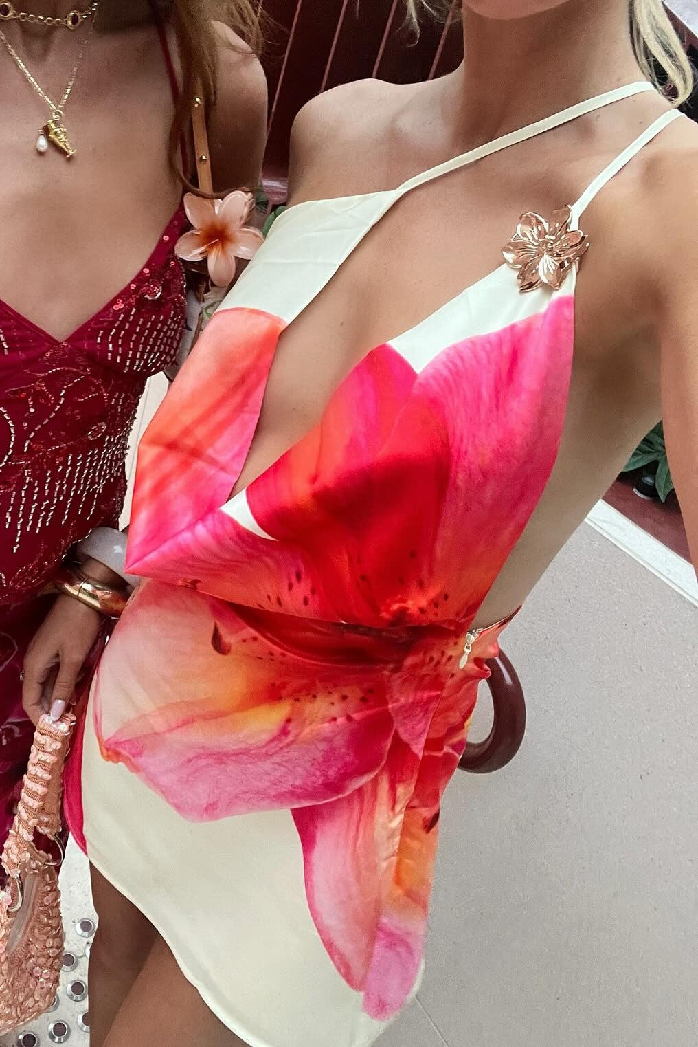 Valorine™ - Blommig Klänning Rosa Arizona