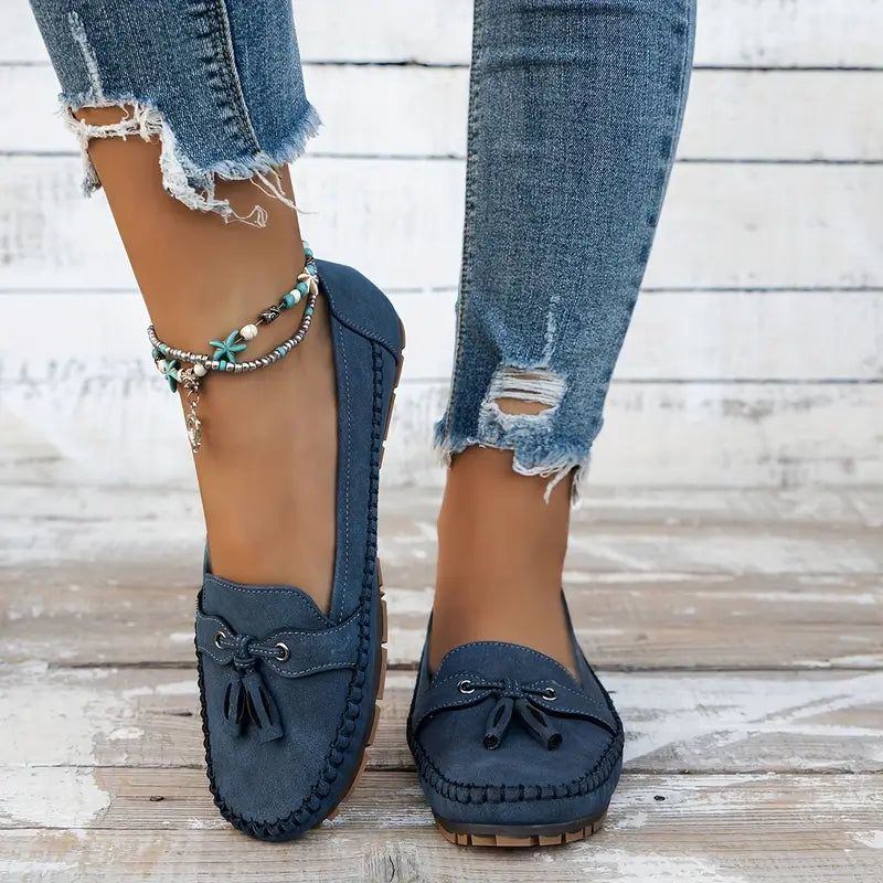 Valorine™ | Ingrid - Ortopediska Vintage Loafers