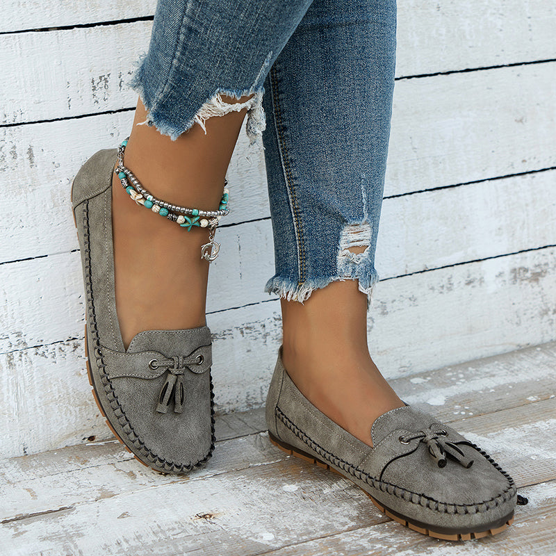 Valorine™ | Ingrid - Ortopediska Vintage Loafers
