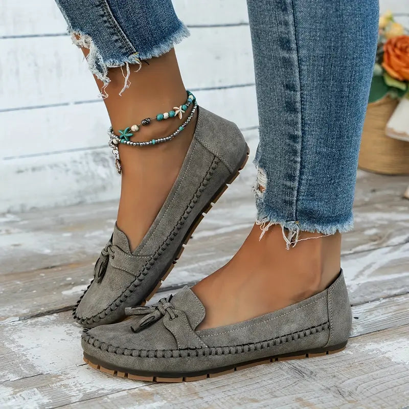 Valorine™ | Ingrid - Ortopediska Vintage Loafers