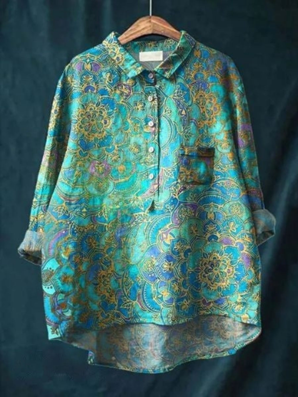 Valorine™ | Elegant blus med blommigt tryck
