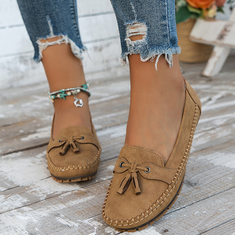 Valorine™ | Ingrid - Ortopediska Vintage Loafers