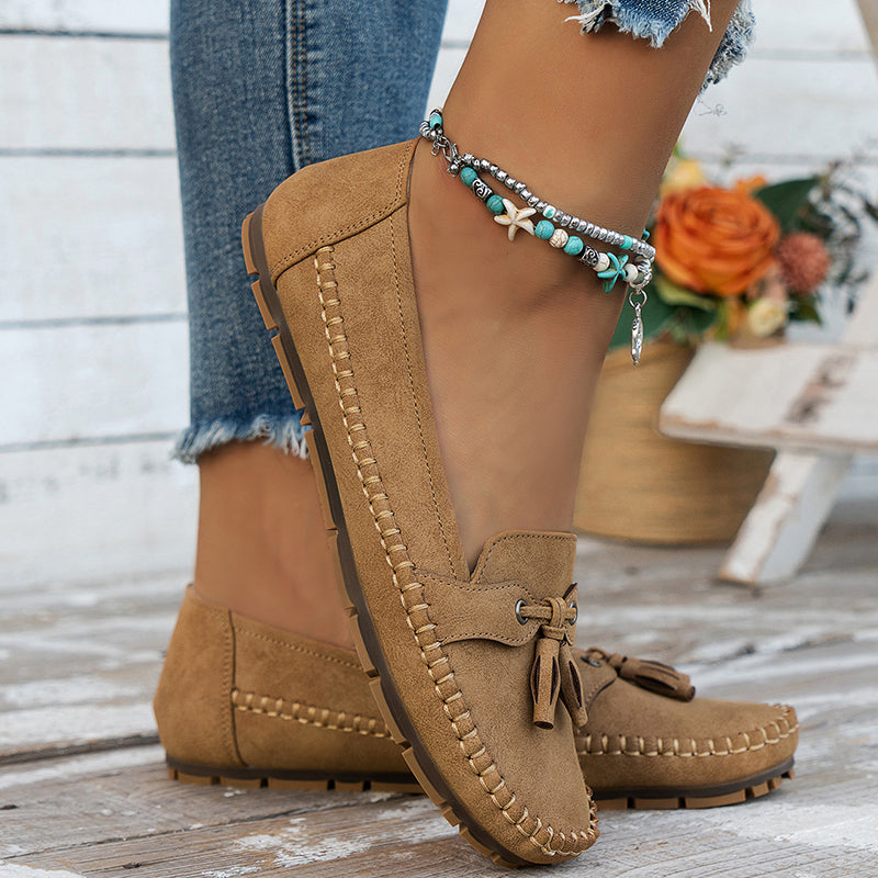 Valorine™ | Ingrid - Ortopediska Vintage Loafers