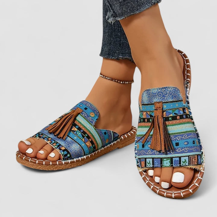 Valorine™ | Leena - Bekväma och Platta Ortopediska Sandaler