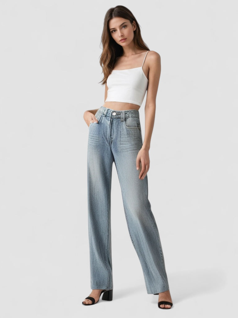 Valorine™ | Vintage Utsvängd Jeans