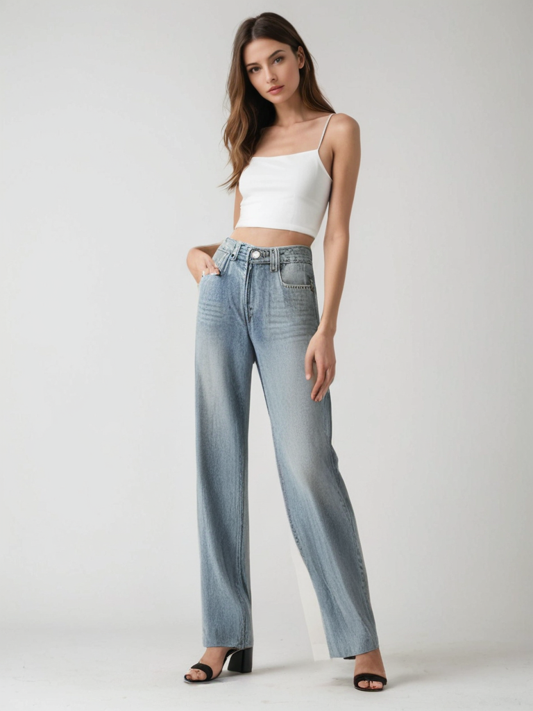Valorine™ | Vintage Utsvängd Jeans