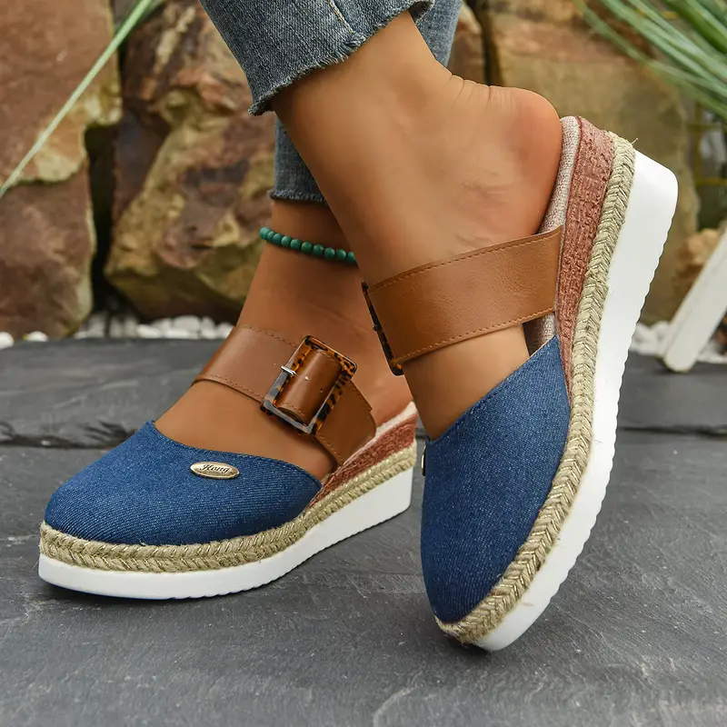 Valorine™ | Antonia - Ortopediska Sandaler med Platå, Ventilerande och Avslappnade