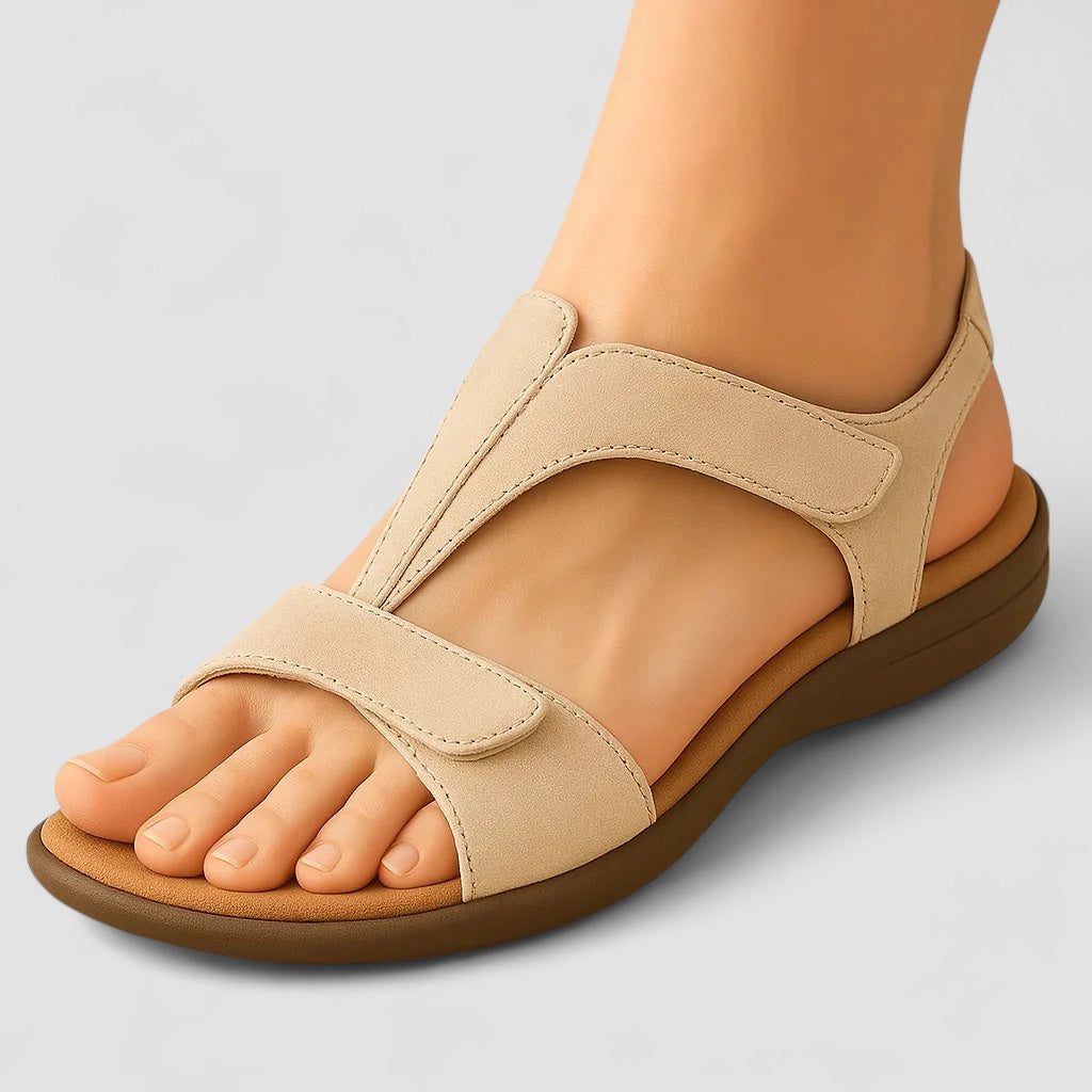 Valorine™ | Richmond sandal med komfortabel kilklack