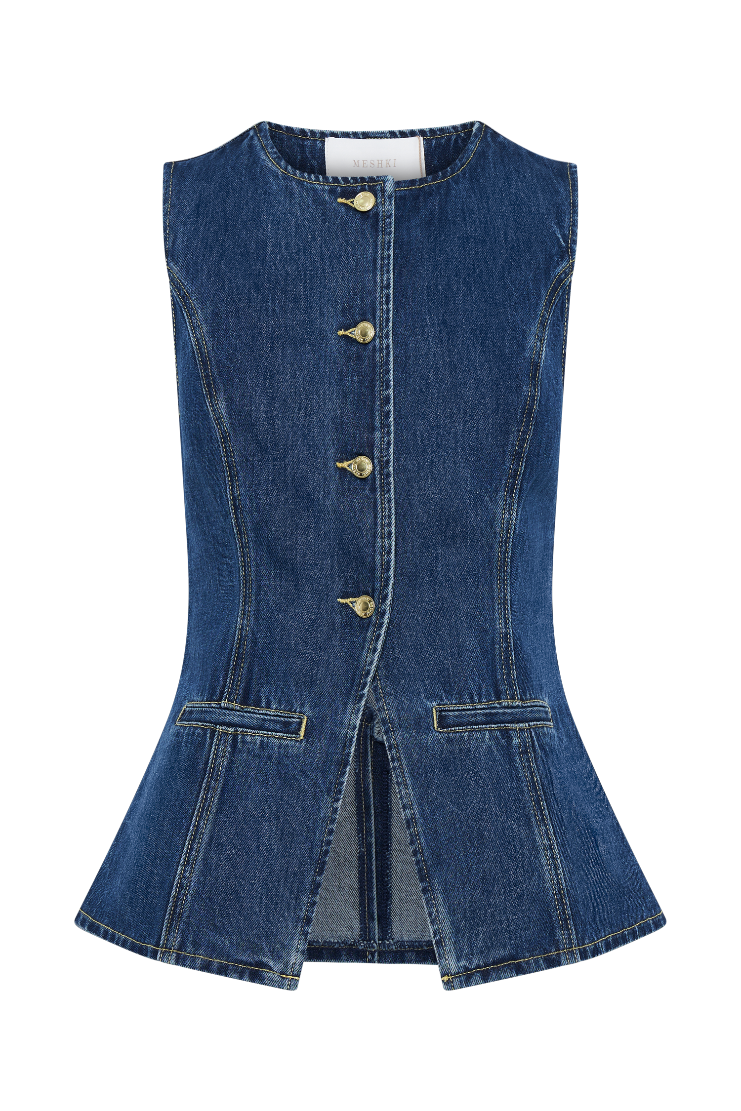 Valorine™ | Trendigt denimset med knappar