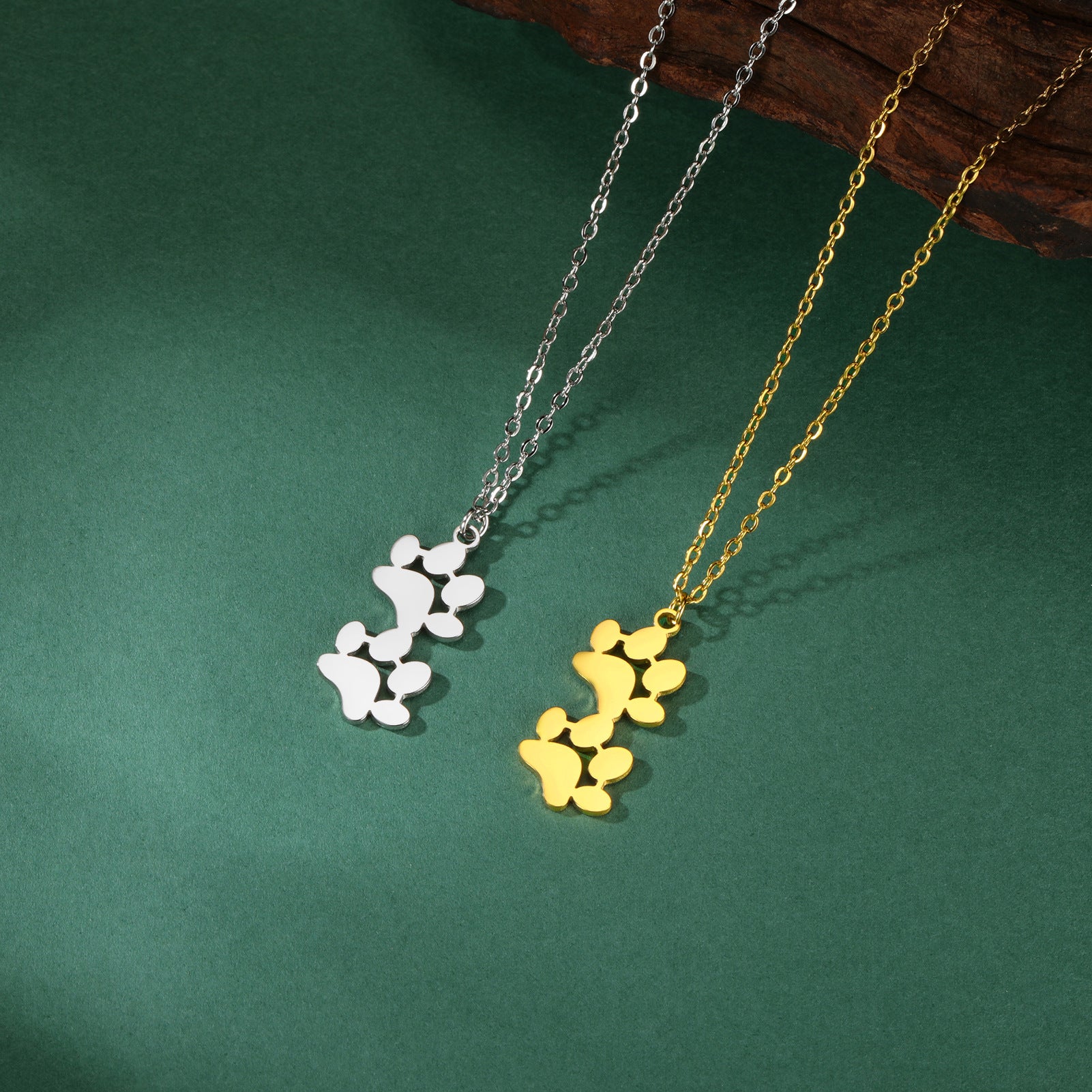 Valorine™ | Min Pälsvän – Halsband med Tassavtryck