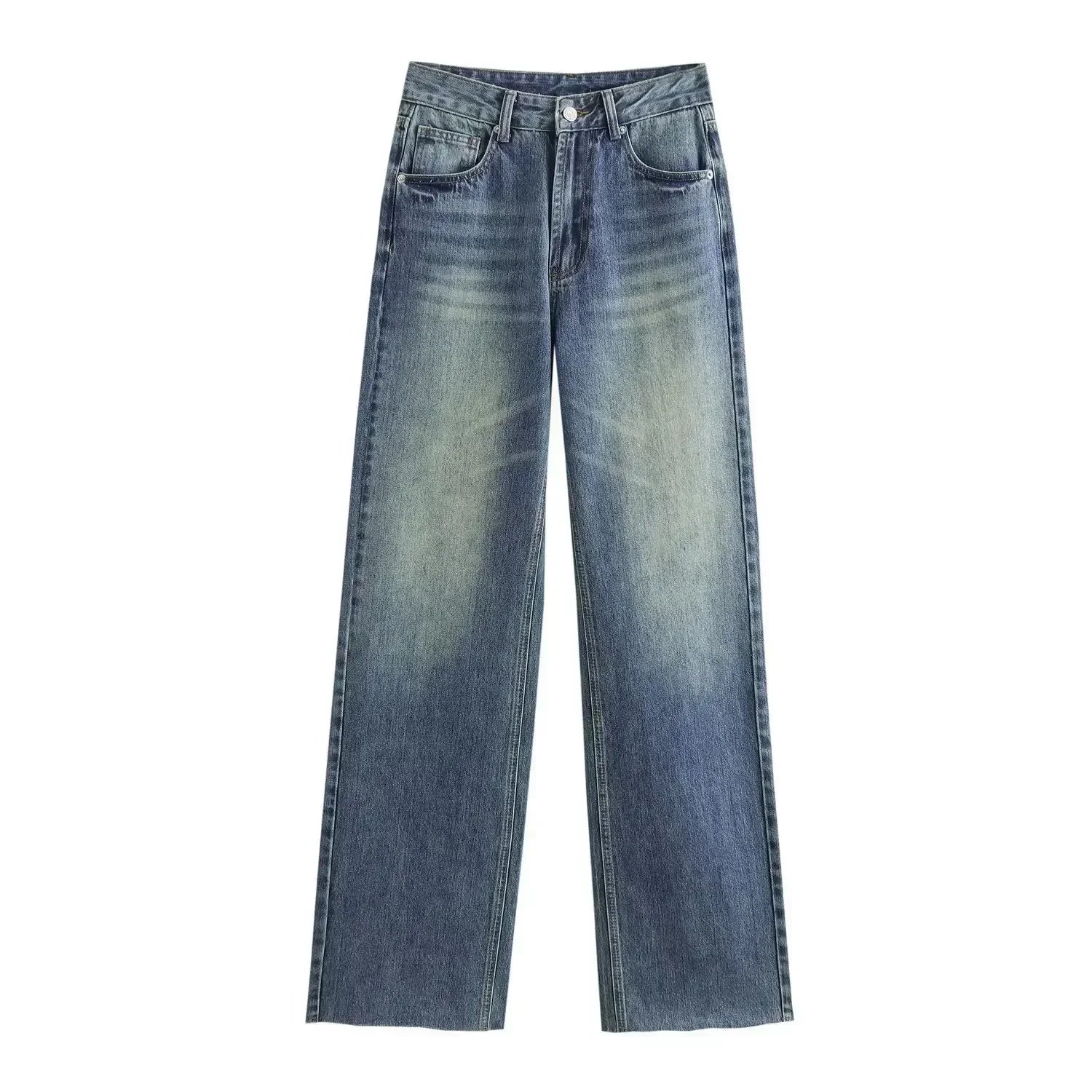 Valorine™ | Jean Large Effet Usé