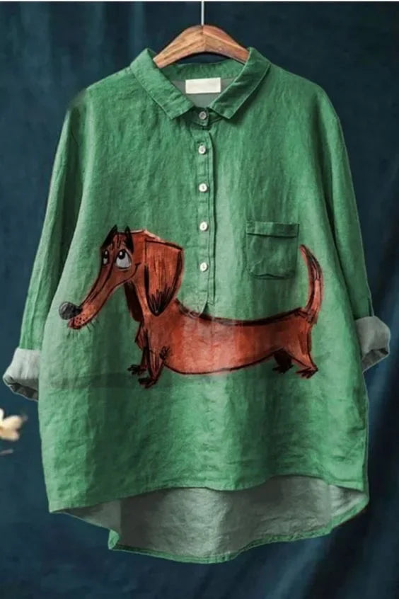 Valorine™ | Blus med hundtryck