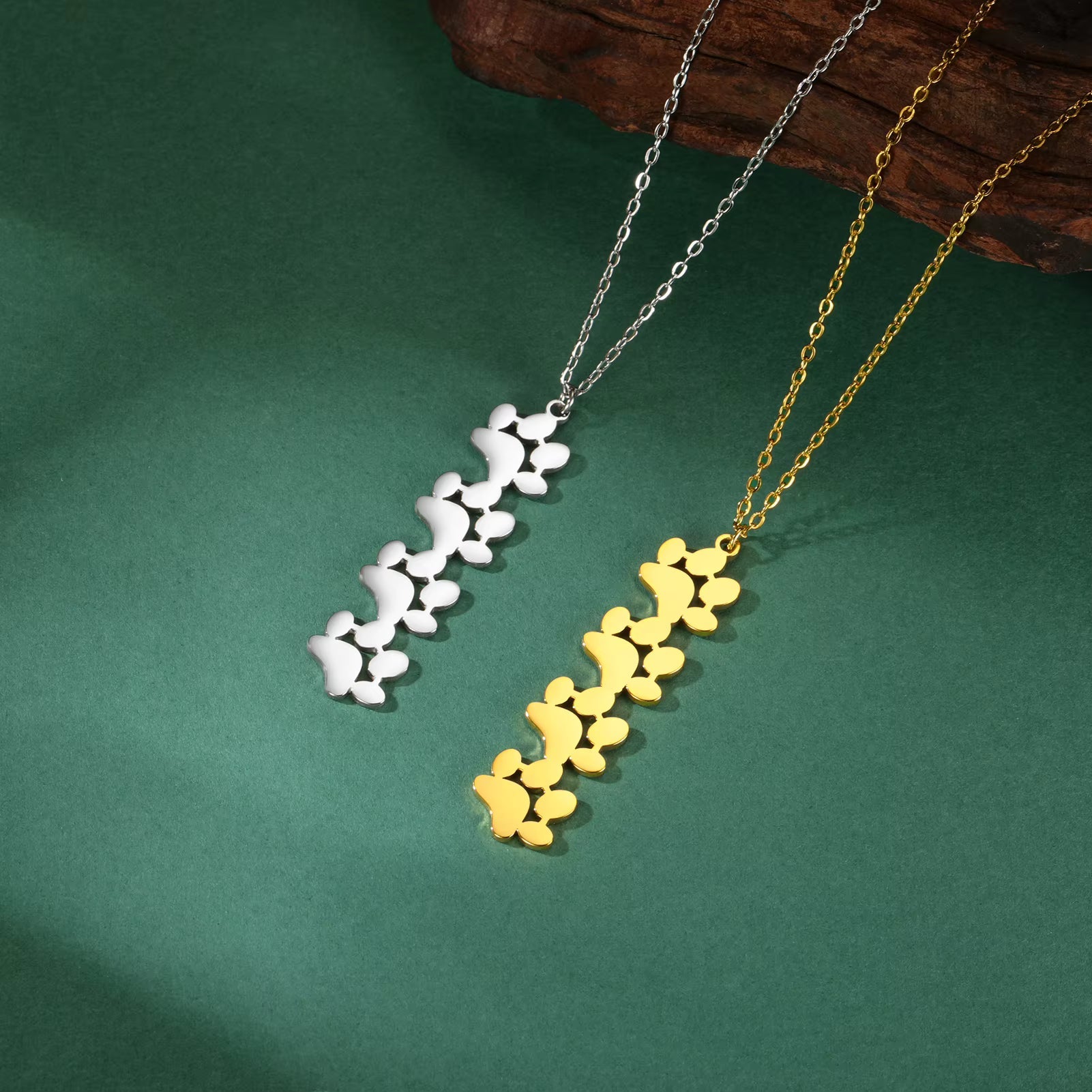 Valorine™ | Min Pälsvän – Halsband med Tassavtryck