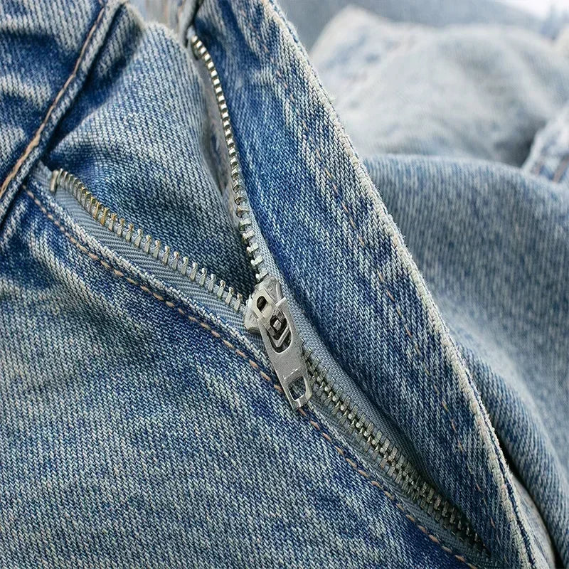 Valorine™ | Jean Patchwork Zerstört
