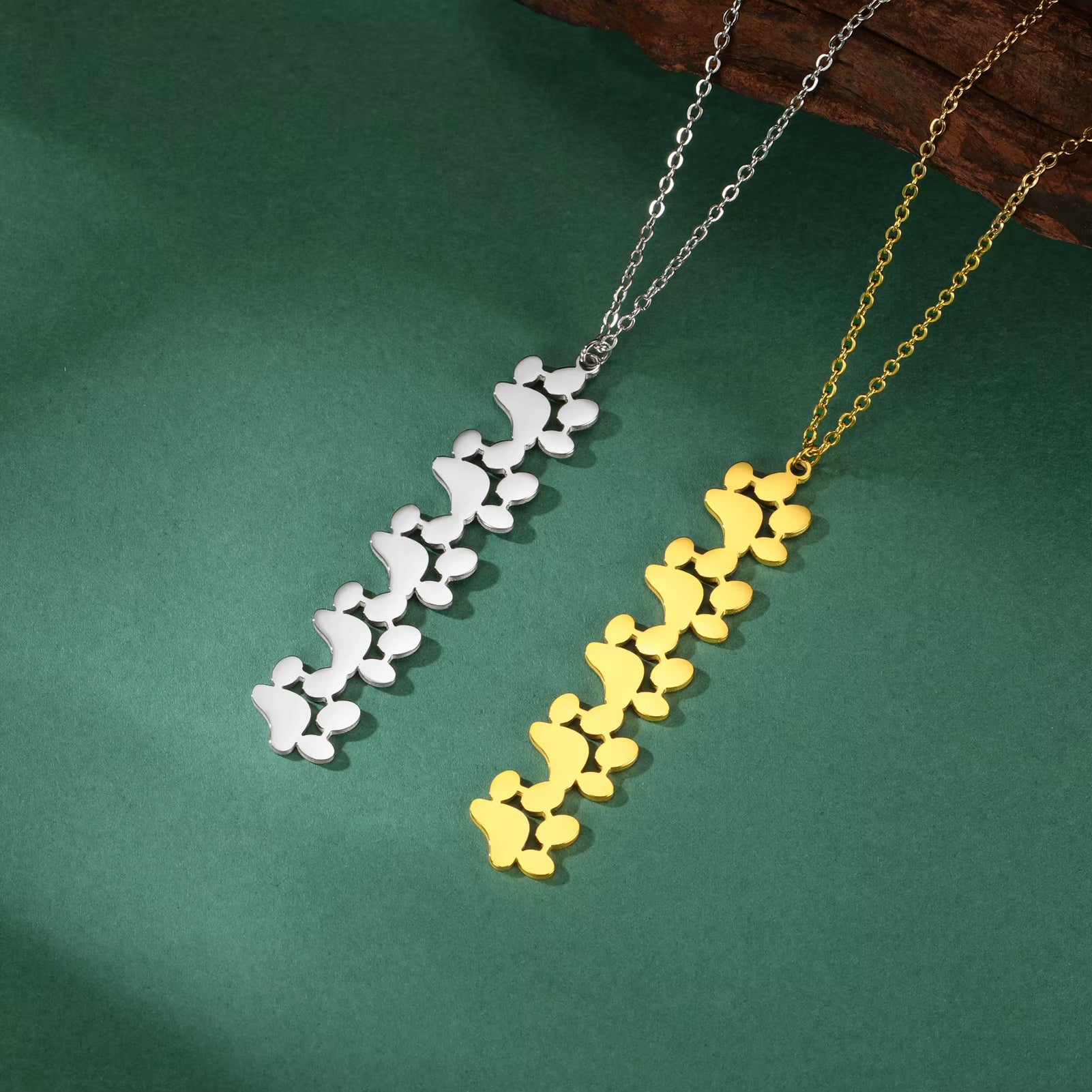 Valorine™ | Min Pälsvän – Halsband med Tassavtryck