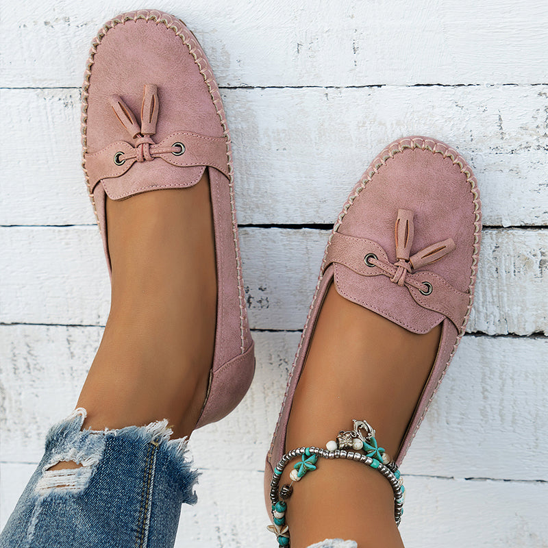Valorine™ | Ingrid - Ortopediska Vintage Loafers