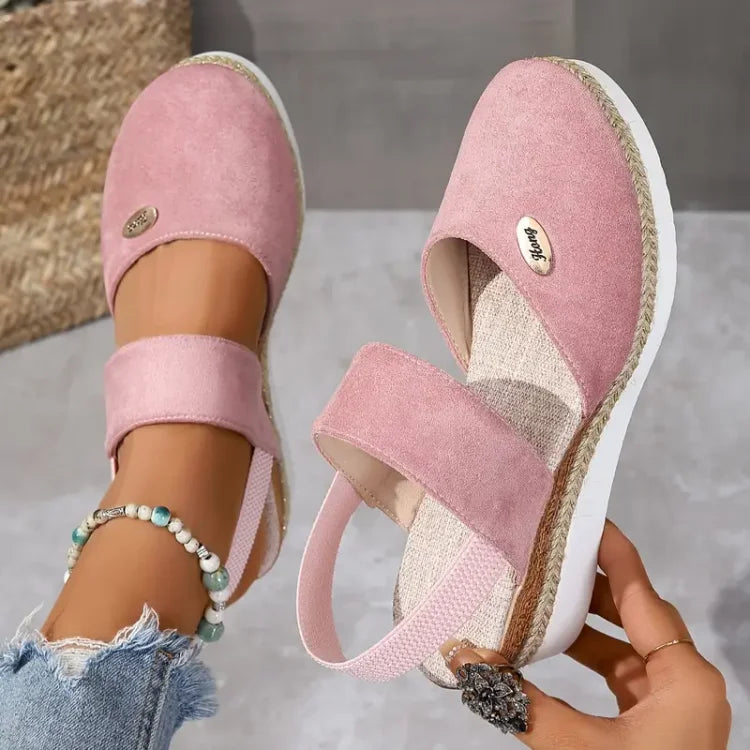 Valorine™ | Antonia - Ortopediska Sandaler med Platå, Ventilerande och Avslappnade