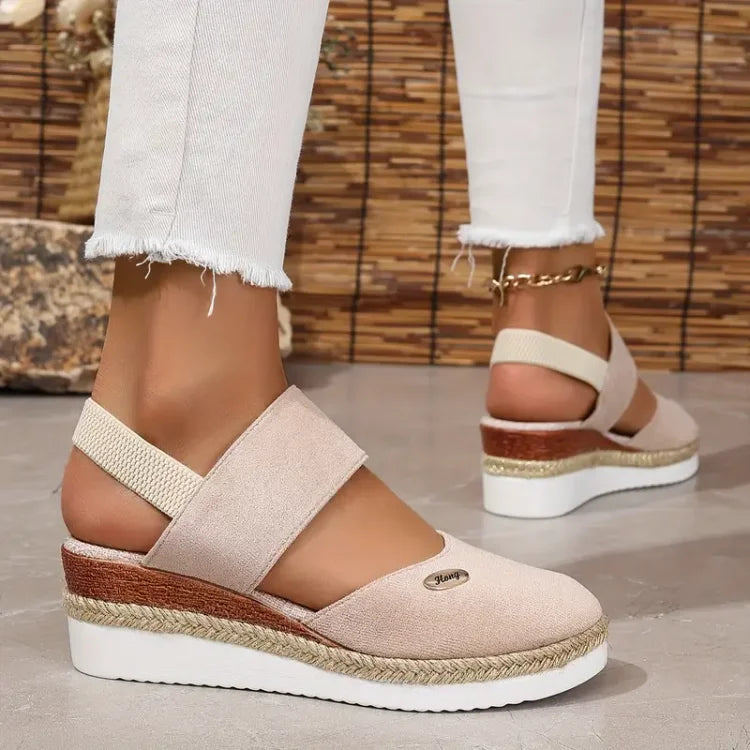 Valorine™ | Antonia - Ortopediska Sandaler med Platå, Ventilerande och Avslappnade