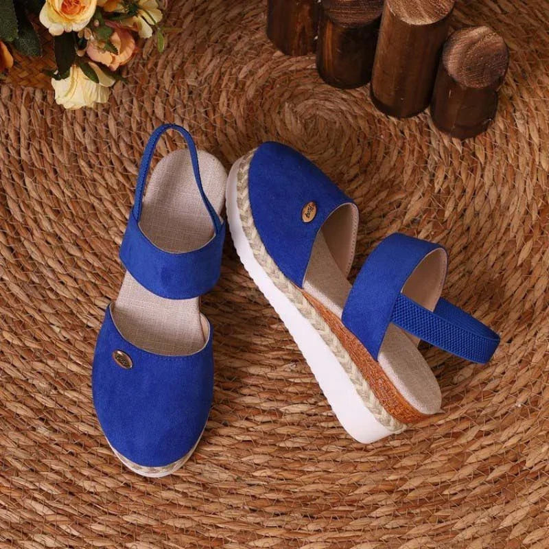 Valorine™ | Antonia - Ortopediska Sandaler med Platå, Ventilerande och Avslappnade