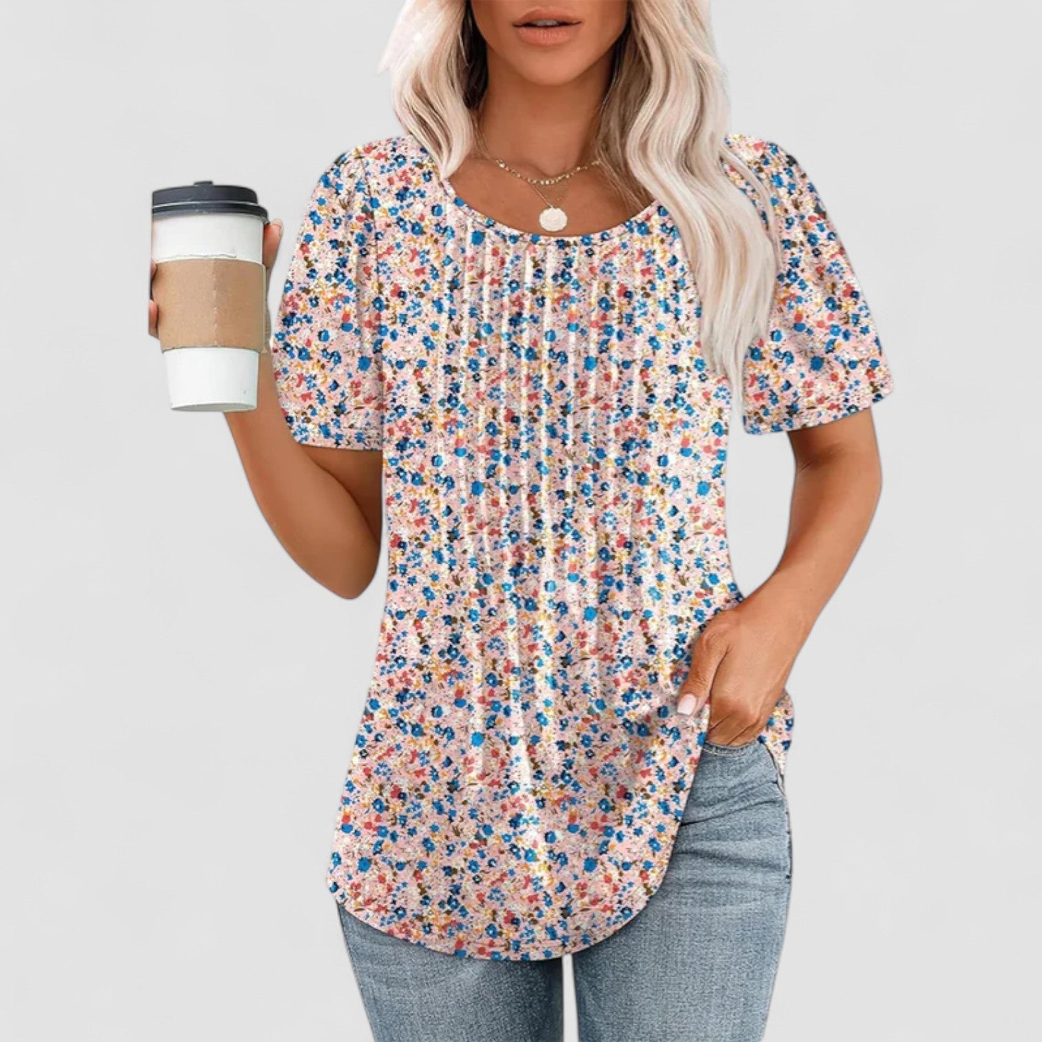 Valorine™ | Linna – Långärmad blus i mjuk viskos