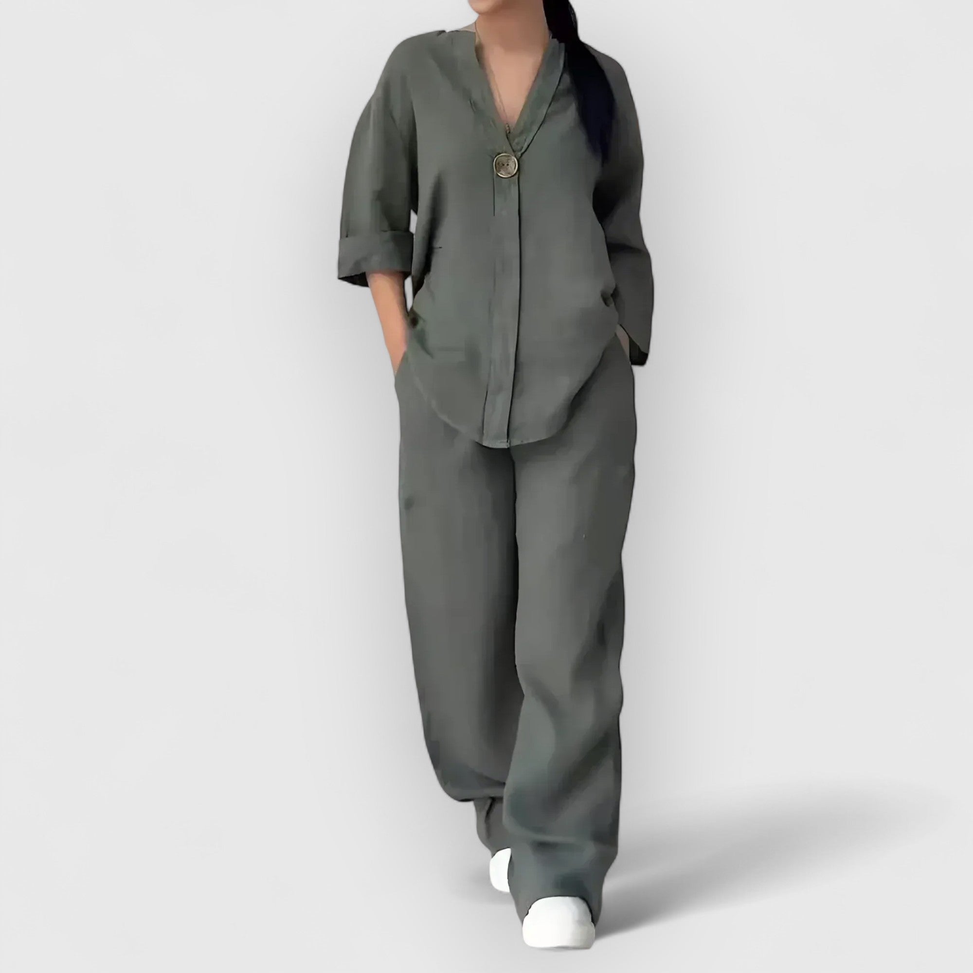 Valorine™ | Margherita – Tvådelat linneset i avslappnad, elegant stil