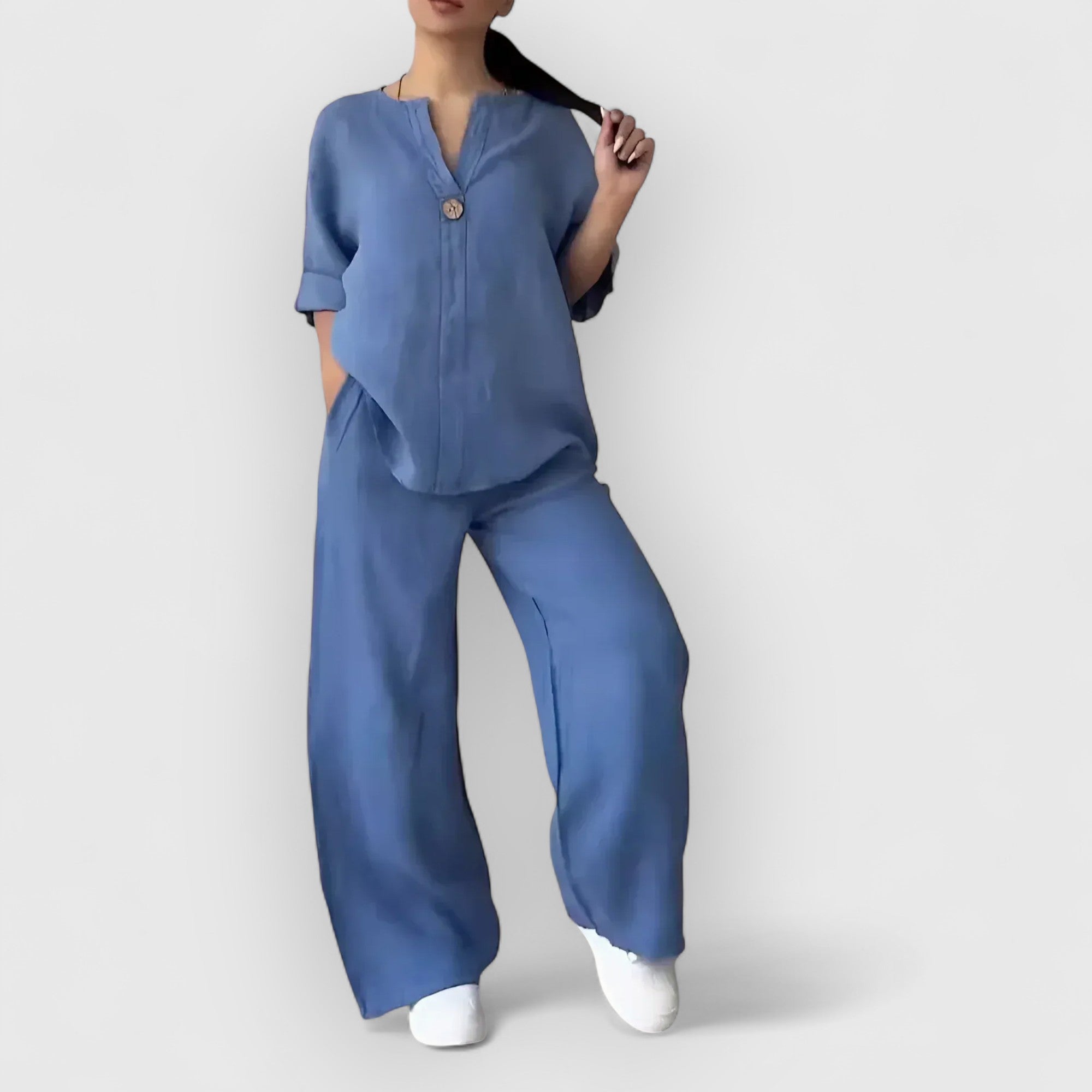Valorine™ | Margherita – Tvådelat linneset i avslappnad, elegant stil