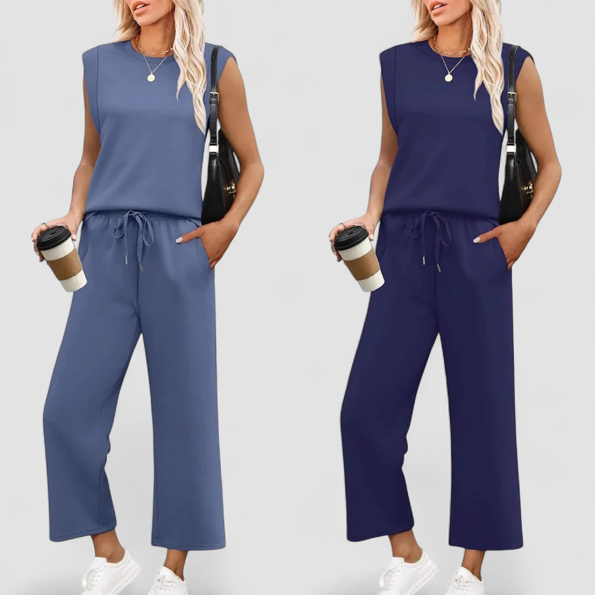Valorine™ | Ania - Tvådelat Damset – Mjukt, Elegant och Stilsäkert